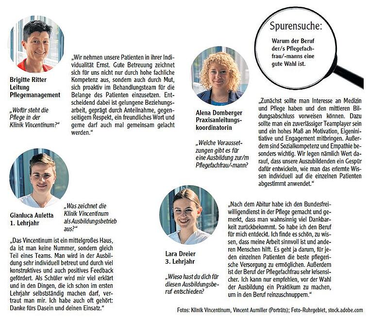 Klinik Vincentinum Augsburg Ausbildung Pflegefachkraft Tagderpflege2022