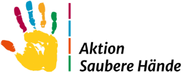 Logo Aktion Saubere Hände Aktion Klinik Vincentinum Augsburg 