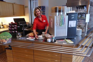 Cafeteria in der Klinik Vincentinum